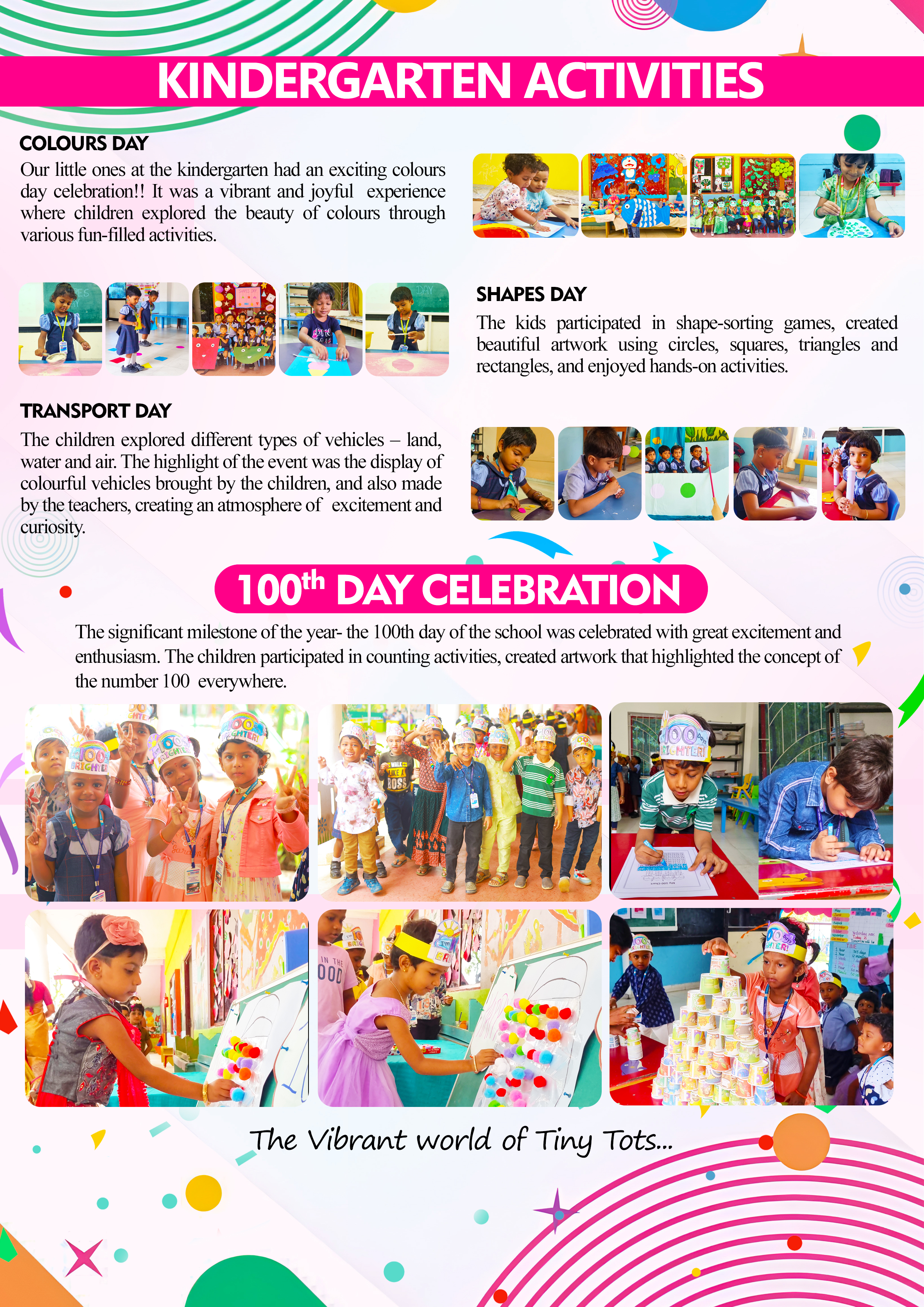Kindergarten Activities