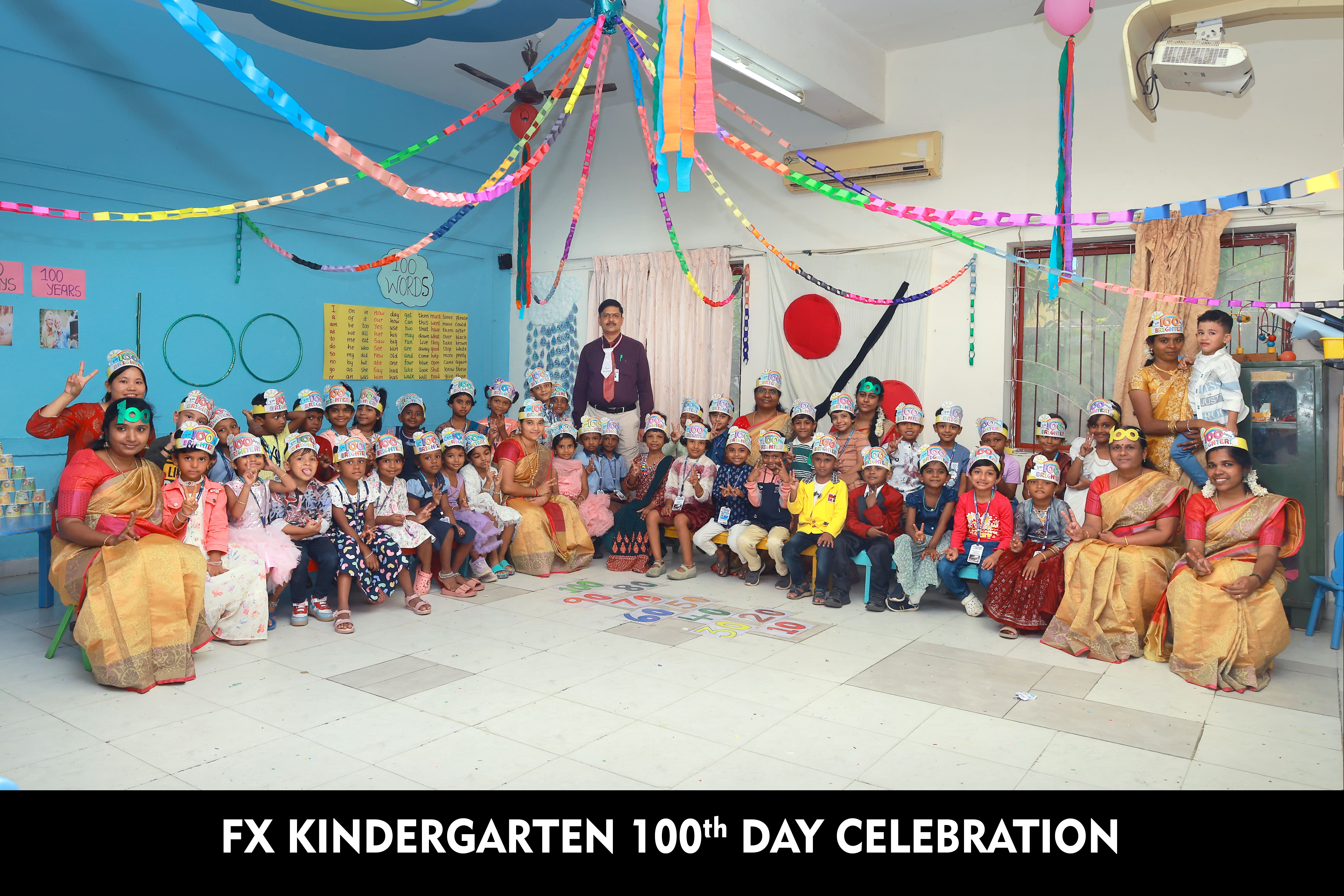 FX Kindergarten 100th Day Celebration 2024